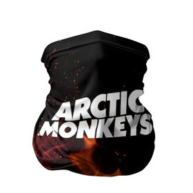 Бандана-труба 3D с принтом Arctic Monkeys fire в Санкт-Петербурге, 100% полиэстер, ткань с особыми свойствами — Activecool | плотность 150‒180 г/м2; хорошо тянется, но сохраняет форму | 