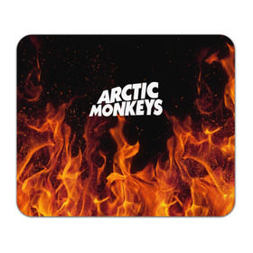 Коврик прямоугольный с принтом Arctic Monkeys fire в Санкт-Петербурге, натуральный каучук | размер 230 х 185 мм; запечатка лицевой стороны | 