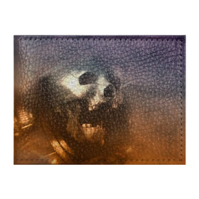 Обложка для студенческого билета с принтом Doom в Санкт-Петербурге, натуральная кожа | Размер: 11*8 см; Печать на всей внешней стороне | Тематика изображения на принте: doom | skull | slayer | палач | скелет | череп