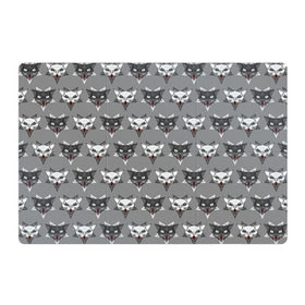 Магнитный плакат 3Х2 с принтом Злые котики в Санкт-Петербурге, Полимерный материал с магнитным слоем | 6 деталей размером 9*9 см | дьявол | звезда | кот | котик | кошка | милота | пентаграмма | серый | юмор