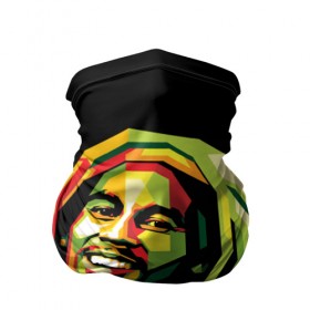 Бандана-труба 3D с принтом Bob Marley в Санкт-Петербурге, 100% полиэстер, ткань с особыми свойствами — Activecool | плотность 150‒180 г/м2; хорошо тянется, но сохраняет форму | боб марли | регги