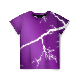 Детская футболка 3D с принтом cs:go - Lightning strike в Санкт-Петербурге, 100% гипоаллергенный полиэфир | прямой крой, круглый вырез горловины, длина до линии бедер, чуть спущенное плечо, ткань немного тянется | cs | csgo | lightning strike | го | кс | удар молнии