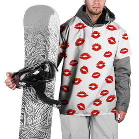 Накидка на куртку 3D с принтом Поцелуйчики в Санкт-Петербурге, 100% полиэстер |  | background | bride | corporate | groom | kiss | lips | wedding | губы | жених | корпоративный | любимая | любимый | любовь | невеста | поцелуй | свадьба | страсть | фон