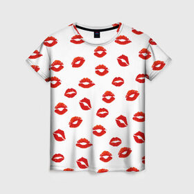 Женская футболка 3D с принтом Поцелуйчики в Санкт-Петербурге, 100% полиэфир ( синтетическое хлопкоподобное полотно) | прямой крой, круглый вырез горловины, длина до линии бедер | background | bride | corporate | groom | kiss | lips | wedding | губы | жених | корпоративный | любимая | любимый | любовь | невеста | поцелуй | свадьба | страсть | фон