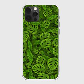 Чехол для iPhone 12 Pro Max с принтом Тропические листья в Санкт-Петербурге, Силикон |  | джунгли | монстера | пальма | растения | тропики