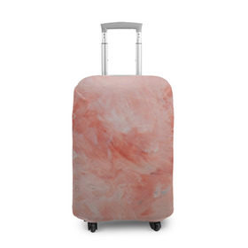 Чехол для чемодана 3D с принтом Розовый мрамор - Венец в Санкт-Петербурге, 86% полиэфир, 14% спандекс | двустороннее нанесение принта, прорези для ручек и колес | каменный | камень | мрамор | мраморный | розовый мрамор