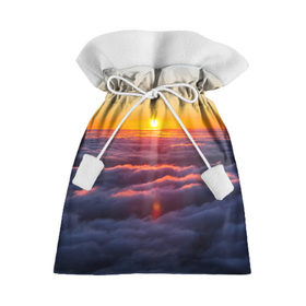 Подарочный 3D мешок с принтом Закат в Санкт-Петербурге, 100% полиэстер | Размер: 29*39 см | Тематика изображения на принте: небо | облака | пейзаж | солнце