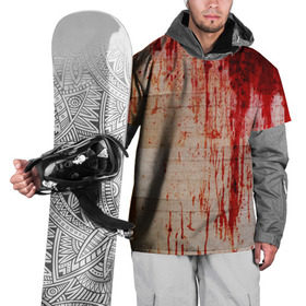 Накидка на куртку 3D с принтом Бинты 1 в Санкт-Петербурге, 100% полиэстер |  | Тематика изображения на принте: halloween | helloween | кровь | мумия | ужас | хеллоин | хеллоуин | хелуин