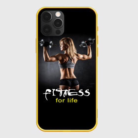 Чехол для iPhone 12 Pro Max с принтом Fitness for life в Санкт-Петербурге, Силикон |  | fitness. гантели | девушка | прикольные картинки | спорт | тело | экстрим