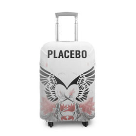 Чехол для чемодана 3D с принтом Placebo в Санкт-Петербурге, 86% полиэфир, 14% спандекс | двустороннее нанесение принта, прорези для ручек и колес | lacebo |  брайан молко | альтернатива. | пласибо | плацебо | плэйсебо | плэсибо | рок