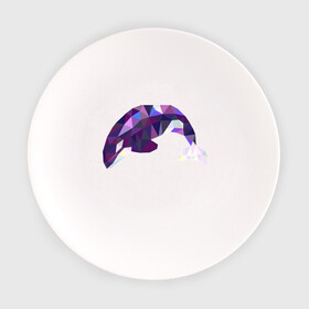 Тарелка с принтом Касатка в Санкт-Петербурге, фарфор | диаметр - 210 мм
диаметр для нанесения принта - 120 мм | геометрия | животные | касатка | полигонал | фауна