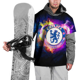 Накидка на куртку 3D с принтом Chelsea в Санкт-Петербурге, 100% полиэстер |  | Тематика изображения на принте: chelsea | football. | английская премьер лига | апл | футбол | челси