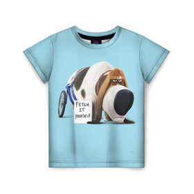 Детская футболка 3D с принтом Веселые животные в Санкт-Петербурге, 100% гипоаллергенный полиэфир | прямой крой, круглый вырез горловины, длина до линии бедер, чуть спущенное плечо, ткань немного тянется | веселые животные | домашние животные | котики | кролики | мультики | прикол | прикольные надписи | собаки