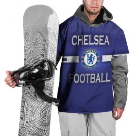 Накидка на куртку 3D с принтом Chelsea football в Санкт-Петербурге, 100% полиэстер |  | Тематика изображения на принте: челси