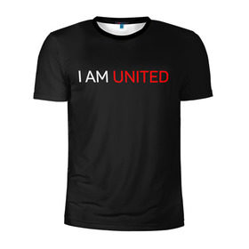 Мужская футболка 3D спортивная с принтом Manchester United team в Санкт-Петербурге, 100% полиэстер с улучшенными характеристиками | приталенный силуэт, круглая горловина, широкие плечи, сужается к линии бедра | manchester united
