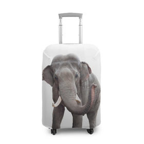 Чехол для чемодана 3D с принтом Слон VPPDGryphon в Санкт-Петербурге, 86% полиэфир, 14% спандекс | двустороннее нанесение принта, прорези для ручек и колес | luxury | premium | vip | vppdgryphon | премиум | слон | эксклюзив