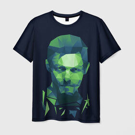 Мужская футболка 3D с принтом Диксон в Санкт-Петербурге, 100% полиэфир | прямой крой, круглый вырез горловины, длина до линии бедер | 