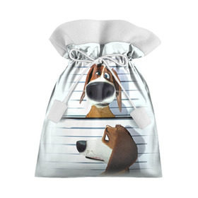Подарочный 3D мешок с принтом Разыскивается пёс в Санкт-Петербурге, 100% полиэстер | Размер: 29*39 см | dog | fast furry | бигль | большой собачий побег | мартин | мультфильм | оззи | побег | свободу разношерстным | собака