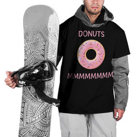 Накидка на куртку 3D с принтом Donuts в Санкт-Петербурге, 100% полиэстер |  | Тематика изображения на принте: simpsons