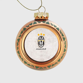 Стеклянный ёлочный шар с принтом Juventus3 в Санкт-Петербурге, Стекло | Диаметр: 80 мм | football | juve | juventus | seria a | бьянконери | серия а | футбол | чемпионат италии | юве | ювентус