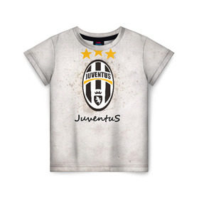 Детская футболка 3D с принтом Juventus3 в Санкт-Петербурге, 100% гипоаллергенный полиэфир | прямой крой, круглый вырез горловины, длина до линии бедер, чуть спущенное плечо, ткань немного тянется | football | juve | juventus | seria a | бьянконери | серия а | футбол | чемпионат италии | юве | ювентус