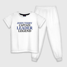 Детская пижама хлопок с принтом John Terry в Санкт-Петербурге, 100% хлопок |  брюки и футболка прямого кроя, без карманов, на брюках мягкая резинка на поясе и по низу штанин
 | Тематика изображения на принте: john terry | джон терри | челси