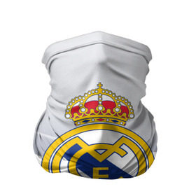 Бандана-труба 3D с принтом Реал Мадрид в Санкт-Петербурге, 100% полиэстер, ткань с особыми свойствами — Activecool | плотность 150‒180 г/м2; хорошо тянется, но сохраняет форму | Тематика изображения на принте: real madrid | испания | португалия