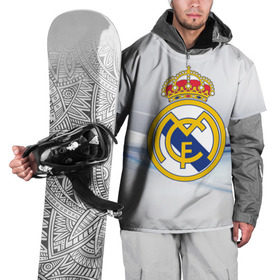 Накидка на куртку 3D с принтом Реал Мадрид в Санкт-Петербурге, 100% полиэстер |  | Тематика изображения на принте: real madrid | испания | португалия