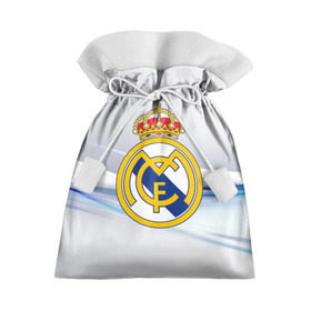 Подарочный 3D мешок с принтом Реал Мадрид в Санкт-Петербурге, 100% полиэстер | Размер: 29*39 см | Тематика изображения на принте: real madrid | испания | португалия