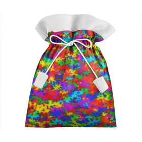 Подарочный 3D мешок с принтом Радужный камуфляж в Санкт-Петербурге, 100% полиэстер | Размер: 29*39 см | Тематика изображения на принте: dye | tie | tie dye | краска | милитари | радуга | тай дай | текстура | цвет