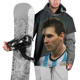 Накидка на куртку 3D с принтом Leo Messi в Санкт-Петербурге, 100% полиэстер |  | Тематика изображения на принте: fc barcelona | football | lionel messi | messi | аргентина | барса | лео месси | фк барселона | футбол