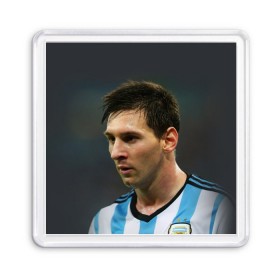 Магнит 55*55 с принтом Leo Messi в Санкт-Петербурге, Пластик | Размер: 65*65 мм; Размер печати: 55*55 мм | fc barcelona | football | lionel messi | messi | аргентина | барса | лео месси | фк барселона | футбол