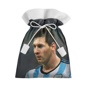Подарочный 3D мешок с принтом Leo Messi в Санкт-Петербурге, 100% полиэстер | Размер: 29*39 см | Тематика изображения на принте: fc barcelona | football | lionel messi | messi | аргентина | барса | лео месси | фк барселона | футбол