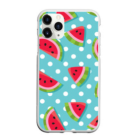Чехол для iPhone 11 Pro матовый с принтом Арбузный рай в Санкт-Петербурге, Силикон |  | berry | eat | fruit | pattern | sweet | watermelon | арбуз | еда | сладость | узор | фрукт | ягода