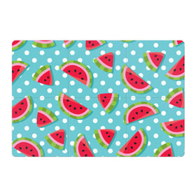 Магнитный плакат 3Х2 с принтом Арбузный рай в Санкт-Петербурге, Полимерный материал с магнитным слоем | 6 деталей размером 9*9 см | berry | eat | fruit | pattern | sweet | watermelon | арбуз | еда | сладость | узор | фрукт | ягода