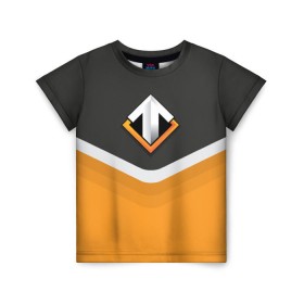 Детская футболка 3D с принтом Escape Gaming Uniform в Санкт-Петербурге, 100% гипоаллергенный полиэфир | прямой крой, круглый вырез горловины, длина до линии бедер, чуть спущенное плечо, ткань немного тянется | dota | esc | escape gaming | ggwp | glhf | team | дота | игра | униформа | эскейп