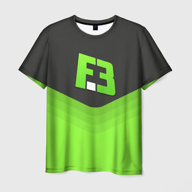 Мужская футболка 3D с принтом FlipSid3 Uniform в Санкт-Петербурге, 100% полиэфир | прямой крой, круглый вырез горловины, длина до линии бедер | counter strike | cs go | flipside | swat | terrorist | контр страйк | кс го | спецназ | флипсайд