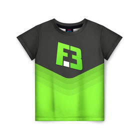 Детская футболка 3D с принтом FlipSid3 Uniform в Санкт-Петербурге, 100% гипоаллергенный полиэфир | прямой крой, круглый вырез горловины, длина до линии бедер, чуть спущенное плечо, ткань немного тянется | counter strike | cs go | flipside | swat | terrorist | контр страйк | кс го | спецназ | флипсайд