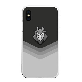 Чехол для iPhone XS Max матовый с принтом G2 Esports Uniform в Санкт-Петербурге, Силикон | Область печати: задняя сторона чехла, без боковых панелей | counter strike | cs go | g2 esports | swat | terrorist | г2 еспорт | контр страйк | кс го | спецназ