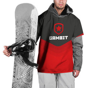 Накидка на куртку 3D с принтом Gambit Gaming Uniform в Санкт-Петербурге, 100% полиэстер |  | Тематика изображения на принте: counter strike | cs go | gambit | swat | terrorist | гамбит | контр страйк | кс го | спецназ