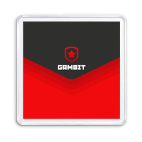 Магнит 55*55 с принтом Gambit Gaming Uniform в Санкт-Петербурге, Пластик | Размер: 65*65 мм; Размер печати: 55*55 мм | counter strike | cs go | gambit | swat | terrorist | гамбит | контр страйк | кс го | спецназ