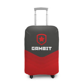 Чехол для чемодана 3D с принтом Gambit Gaming Uniform в Санкт-Петербурге, 86% полиэфир, 14% спандекс | двустороннее нанесение принта, прорези для ручек и колес | counter strike | cs go | gambit | swat | terrorist | гамбит | контр страйк | кс го | спецназ
