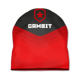 Шапка 3D с принтом Gambit Gaming Uniform в Санкт-Петербурге, 100% полиэстер | универсальный размер, печать по всей поверхности изделия | counter strike | cs go | gambit | swat | terrorist | гамбит | контр страйк | кс го | спецназ