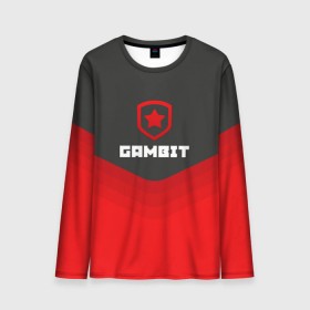 Мужской лонгслив 3D с принтом Gambit Gaming Uniform в Санкт-Петербурге, 100% полиэстер | длинные рукава, круглый вырез горловины, полуприлегающий силуэт | counter strike | cs go | gambit | swat | terrorist | гамбит | контр страйк | кс го | спецназ