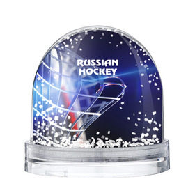 Снежный шар с принтом Русский хоккей в Санкт-Петербурге, Пластик | Изображение внутри шара печатается на глянцевой фотобумаге с двух сторон | hockey | red machine | красная машина | кхл | русский | сборная россии | хоккей | шайба