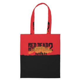 Сумка 3D повседневная с принтом Red Dead Redemption 2 в Санкт-Петербурге, 100% полиэстер | Плотность: 200 г/м2; Размер: 34×35 см; Высота лямок: 30 см | rdr | rdr2 | red dead redemption 2 | rockstar | дикий запад | ковбои