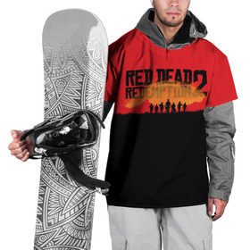 Накидка на куртку 3D с принтом Red Dead Redemption 2 в Санкт-Петербурге, 100% полиэстер |  | rdr | rdr2 | red dead redemption 2 | rockstar | дикий запад | ковбои