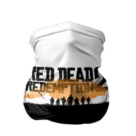 Бандана-труба 3D с принтом Red Dead Redemption 2 в Санкт-Петербурге, 100% полиэстер, ткань с особыми свойствами — Activecool | плотность 150‒180 г/м2; хорошо тянется, но сохраняет форму | rdr | rdr2 | red dead redemption 2 | rockstar | дикий запад | ковбои