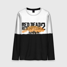 Мужской лонгслив 3D с принтом Red Dead Redemption 2 в Санкт-Петербурге, 100% полиэстер | длинные рукава, круглый вырез горловины, полуприлегающий силуэт | rdr | rdr2 | red dead redemption 2 | rockstar | дикий запад | ковбои