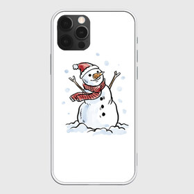 Чехол для iPhone 12 Pro Max с принтом Снеговик в Санкт-Петербурге, Силикон |  | happy new year | new year | santa claus | дед мороз | дедушка мороз | новый год | санта клаус | снеговик